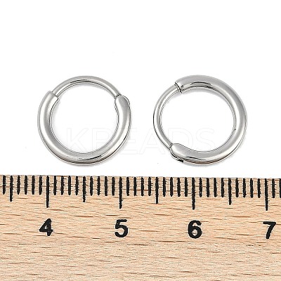 316 Surgical Stainless Steel Hoop Earrings EJEW-G416-42A-P-1
