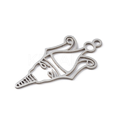 Non-Tarnish 201 Stainless Steel Pendants STAS-K250-07P-1