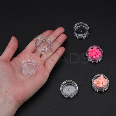 3G PS Plastic Empty Portable Facial Cream Jar MRMJ-WH0020-01B-1