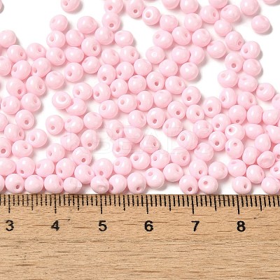 6/0 Opaque Baking Paint Glass Seed Beads SEED-M012-02A-31-1