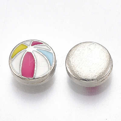 Alloy Enamel Cabochons PALLOY-T054-57-1
