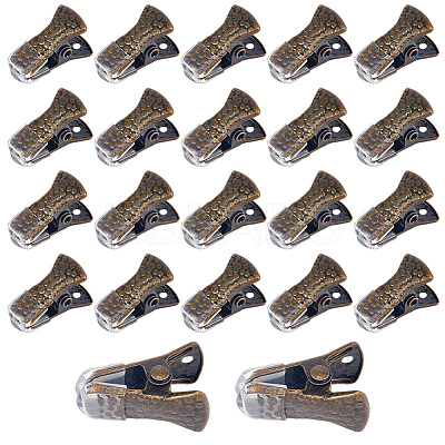 35Pcs Alloy Alligator Clips FIND-CP0003-16AB-1