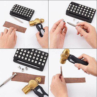 Leathercarft Stamping Tool Set TOOL-WH0119-67-1