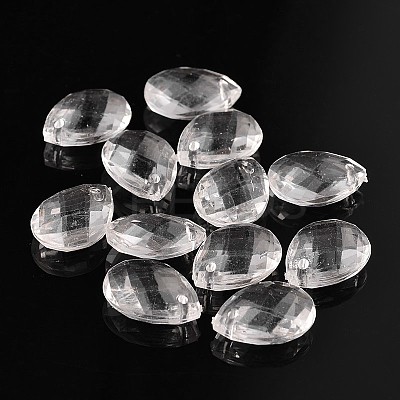 Transparent Acrylic Pendants for Curtains PAB052Y-1-1