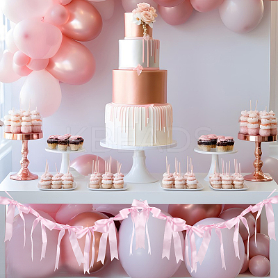 Cloth Bowknot Garland AJEW-WH20064-76F-1