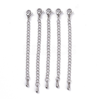 Tarnish Resistant 304 Stainless Steel Chain Extender LS-X-STAS-G221-27P-1