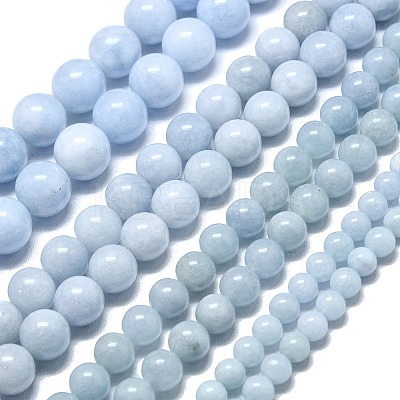 Natural Malaysia Jade Beads Strands G-L645-A01-6mm-16-1