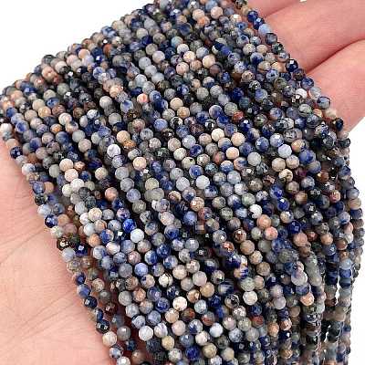 Natural Sodalite Beads Strands X-G-A097-A12-01-1
