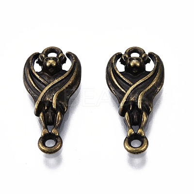 Rack Plating Tibetan Style Alloy Connector Charms PALLOY-N175-06AB-1