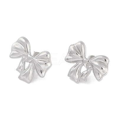 Non-Tarnish 304 Stainless Steel Stud Earrings EJEW-C105-07P-1