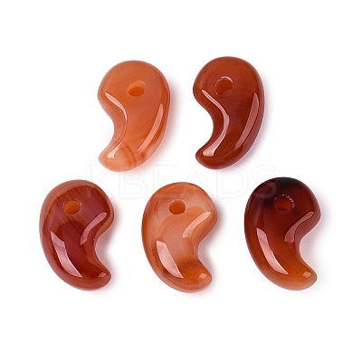 Dyed Natural Carnelian Pendants G-S294-07B-08-1