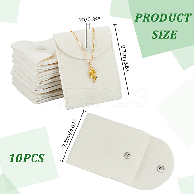 Rectangle Velvet Jewelry Package Bags LS-ABAG-WH0035-055B-03-1