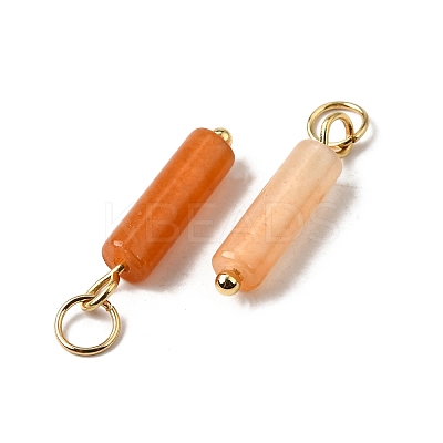 Natural Red Aventurine Pendants STAS-C120-01G-09-1