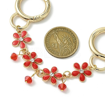 Zinc Alloy Spring Gate Rings Bag Extension Chains AJEW-BA00142-01-1
