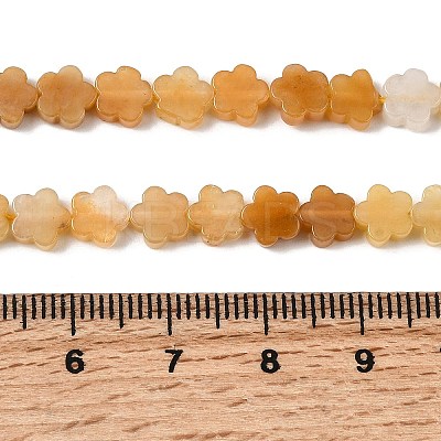 Natural Yellow Aventurine Beads Strands G-B138-C20-01-1