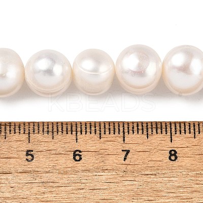 Natural Cultured Freshwater Pearl Beads Strands PEAR-I007-07U-02-1