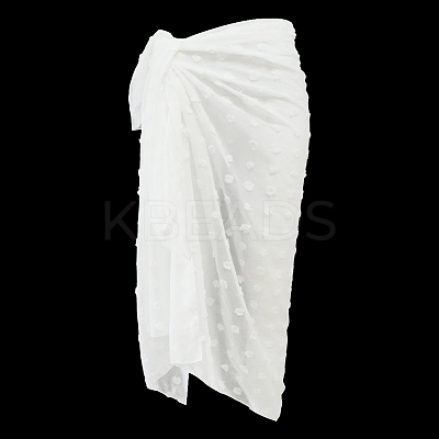 Rectangle Polyester Beach Wrap Dress AJEW-WH20006-182A-1