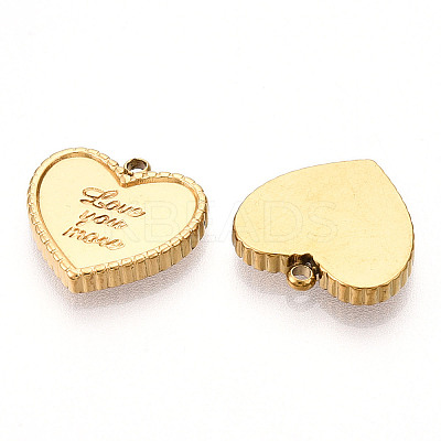 Ion Plating(IP) 316L Surgical Stainless Steel Pendants STAS-D029-29G-1