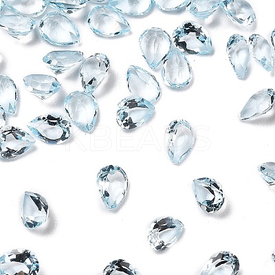 Faceted Natural Blue Topaz Cabochons G-I295-05C-15A-03-1