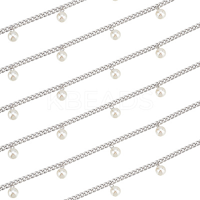 2M 304 Stainless Steel Cuban Link Chain CHS-PH0001-06-1