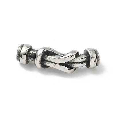 304 Stainless Steel Knot Connector Charms STAS-H238-05B-AS-1