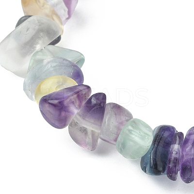 3Pcs 3 Style Natural Mixed Gemstone Chips Beaded Stretch Bracelets Set for Women BJEW-FZ00006-1