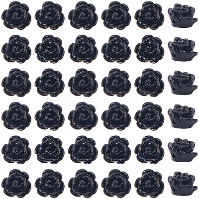 150Pcs Opaque Resin Beads CRES-PA0001-01-1