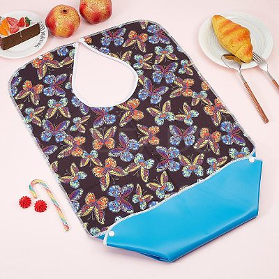 Polyester Adult Bibs for Eating AJEW-WH0020-62E-1