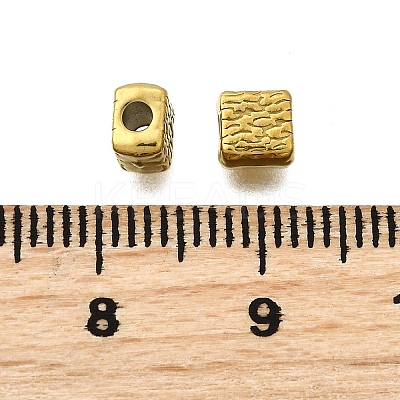 304 Stainless Steel Beads STAS-Q360-04C-G-1