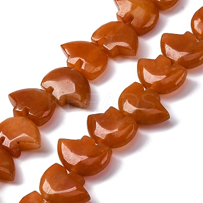 Natural Red Aventurine Beads Strands G-F783-G01-01-1