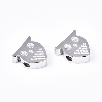 Tarnish Resistant 304 Stainless Steel Beads STAS-S116-086P-1