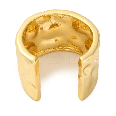 Rack Plating Brass Open Cuff Rings RJEW-S242-14G-1