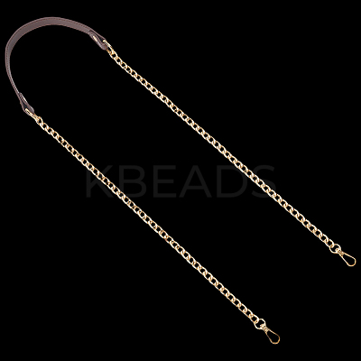 Imitation Leather & Alloy Crossbody Purse Chains FIND-WH20033-034C-LG-1