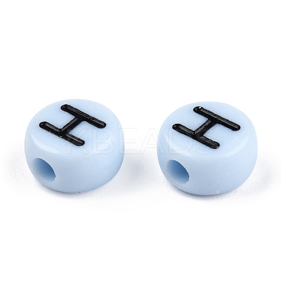 Opaque Acrylic Beads MACR-N008-51-C01-1