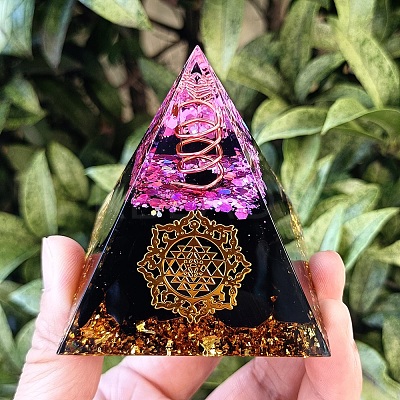 Orgonite Pyramid Resin Energy Generators PW-WGDAADA-01-1