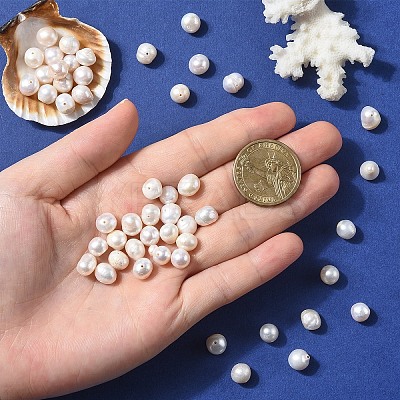 10Pcs Natural Cultured Freshwater Pearl Beads PEAR-YW0001-30-1