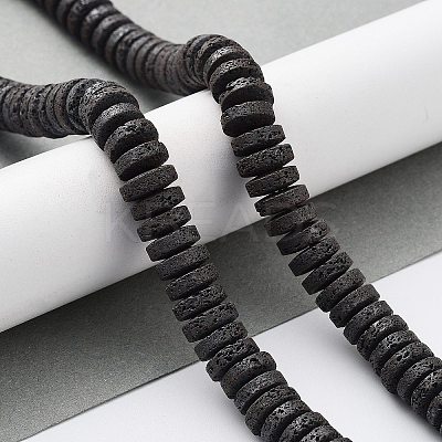 Natural Lava Rock Beads Strands G-H303-C10-1