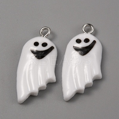 Opaque Resin Pendants RESI-CJC0012-19I-1