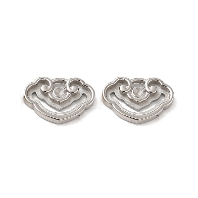 Non-Tarnish 304 Stainless Steel Pendant Rhinestone Settings STAS-F284-20P-1