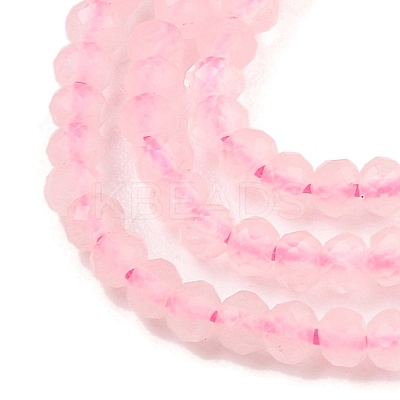 Natural Rose Quartz Beads Strands G-ONLY-T-B03-01A-1