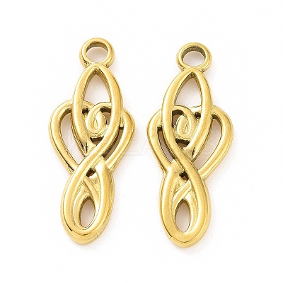 Ion Plating(IP) 304 Stainless Steel Pendants STAS-C003-13G-1