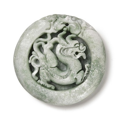 Natural Calcite Carved Pendants G-K349-03C-1