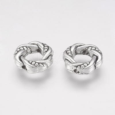 Tibetan Style Alloy Bead Frames LF0483Y-NF-1