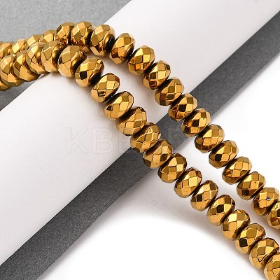 Electroplate Non-magnetic Synthetic Hematite Beads Strands G-J160-E-02-1