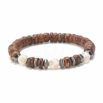 Mala Bead Bracelet BJEW-JB07926-1