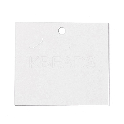 100Pcs Paper Hair Ties Display Cards CDIS-C003-02-1