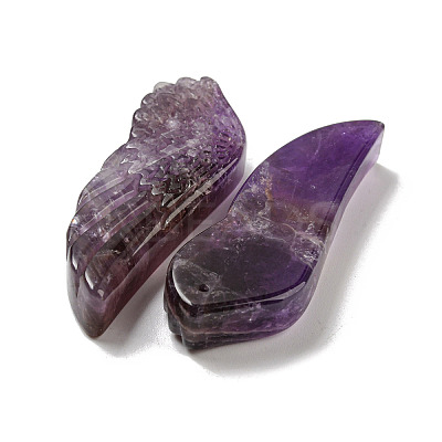 Natural Amethyst Pendants G-M417-05G-1