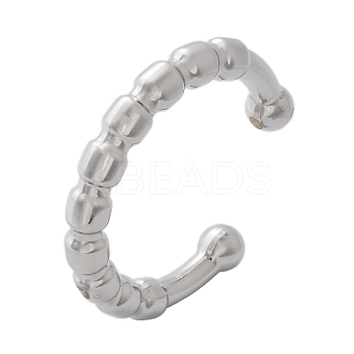 304 Stainless Steel Cuff Bangles BJEW-S161-01S-1