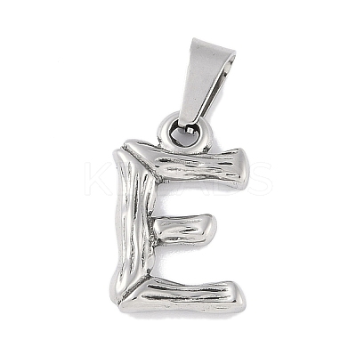 Non-Tarnish 304 Stainless Steel Pendants STAS-F235-01P-E-1