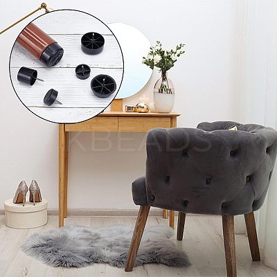25Pcs 5 Style Plastic Furniture Glide AJEW-GF0006-12-1